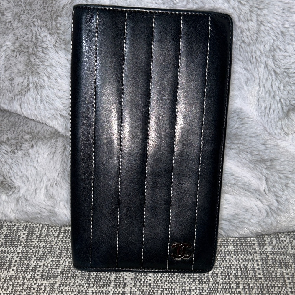 188.  Chanel Mademoiselle Ligne long wallet with COA